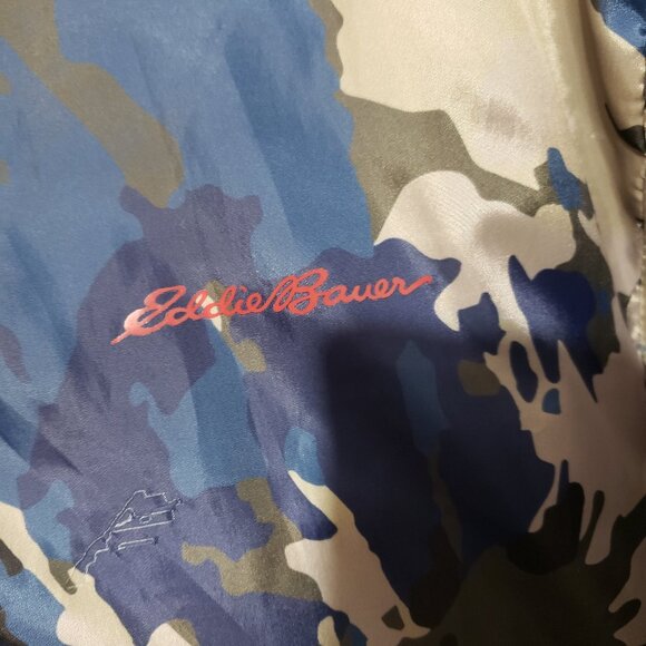 Kids Eddie Bauer Goose Down Reversible Jacket Size 16 - Picture 14 of 16